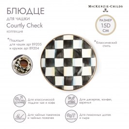 Блюдце для чашки Courtly Check 89206